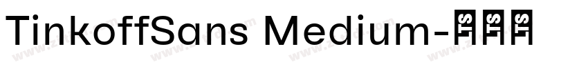 TinkoffSans Medium字体转换